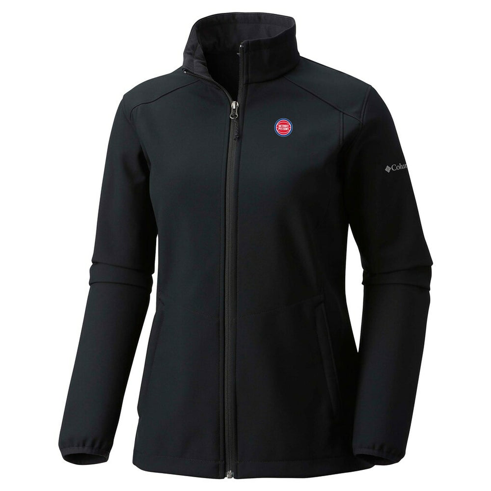 Detroit Pistons Women's Kruser Ridge III Softshell Jacket Black - NBA