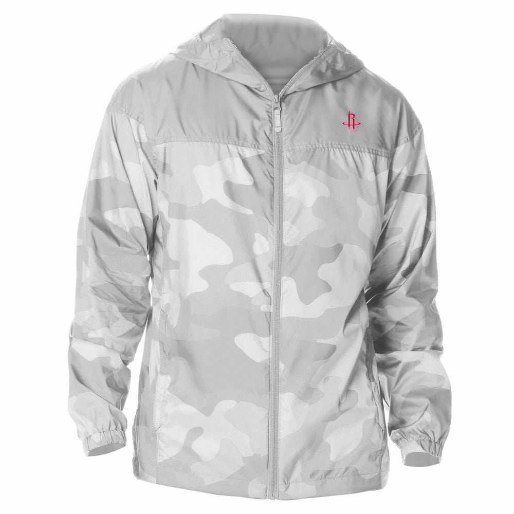 Houston Rockets Flash Challenger Windbreaker Jacket Gray - NBA