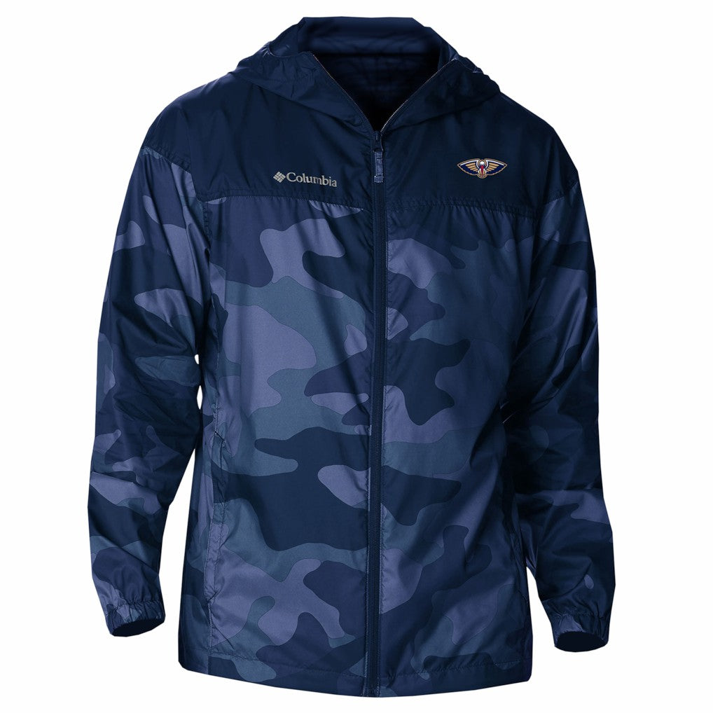 New Orleans Pelicans Flash Challenger Windbreaker Jacket Navy - NBA