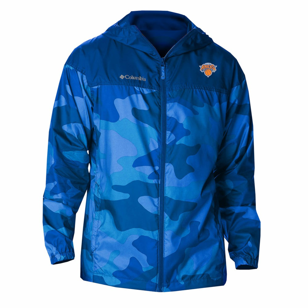 New York Knicks Flash Challenger Windbreaker Jacket Blue - NBA
