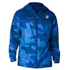 Oklahoma City Thunder Flash Challenger Windbreaker Jacket Blue - NBA