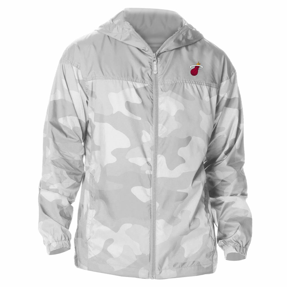 Miami Heat Flash Challenger Windbreaker Jacket Gray - NBA