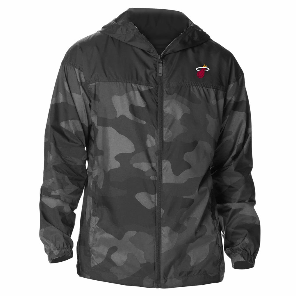 Miami Heat Flash Challenger Windbreaker Jacket Black - NBA