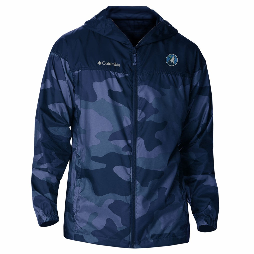 Minnesota Timberwolves Flash Challenger Windbreaker Jacket Navy - NBA