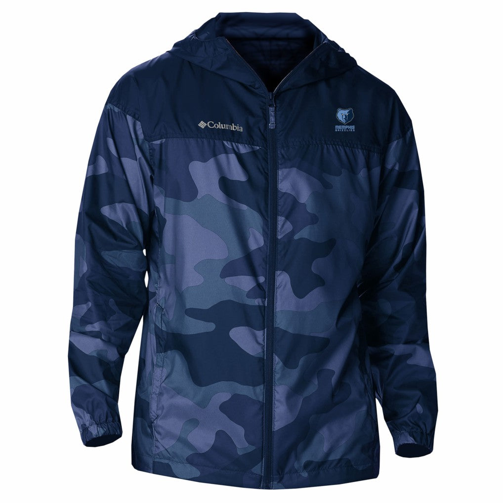 Memphis Grizzlies Flash Challenger Windbreaker Jacket Navy - NBA