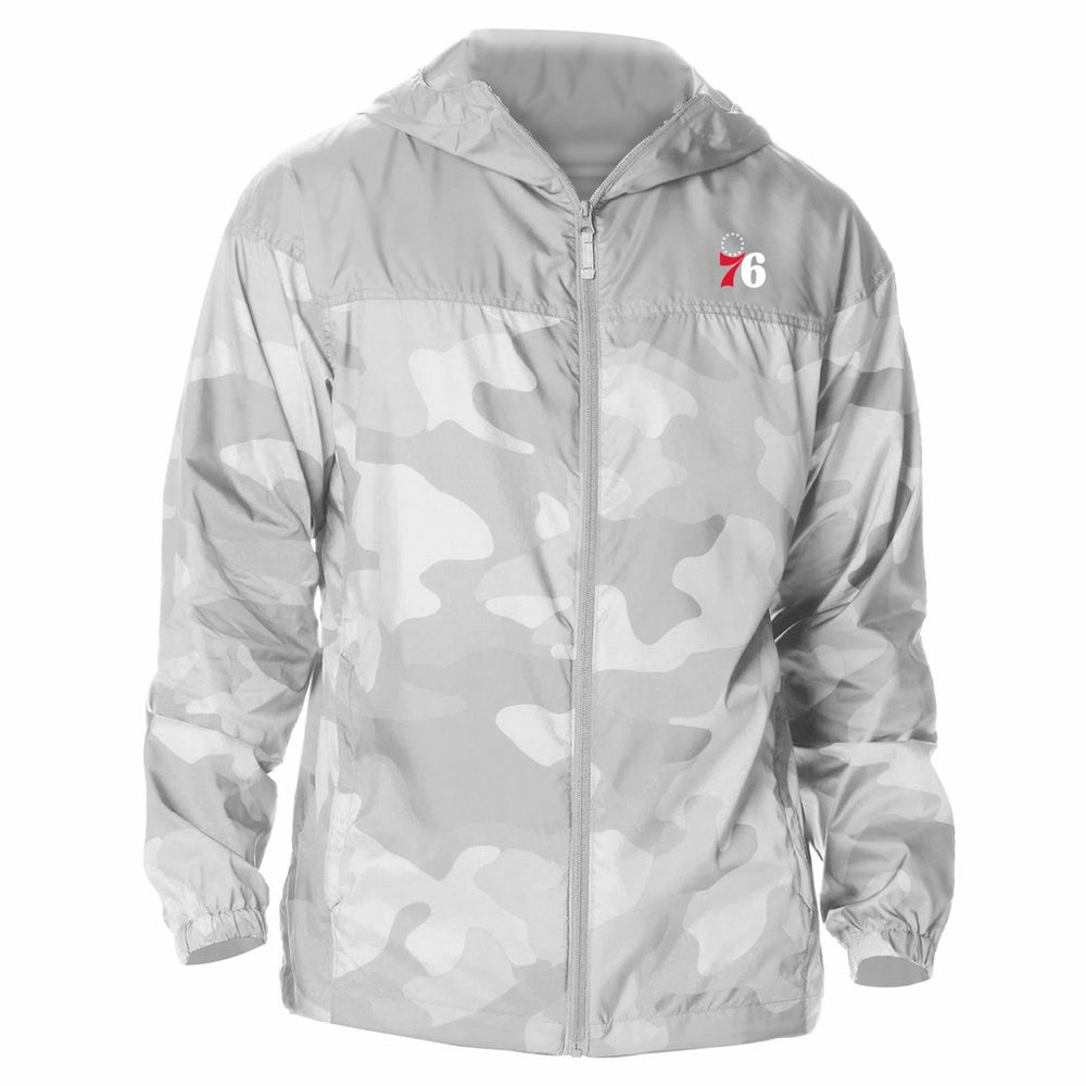 Philadelphia 76ers Flash Challenger Windbreaker Jacket Gray - NBA