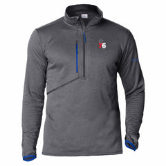 Philadelphia 76ers Park View Fleece Half-Zip Top Blue - NBA