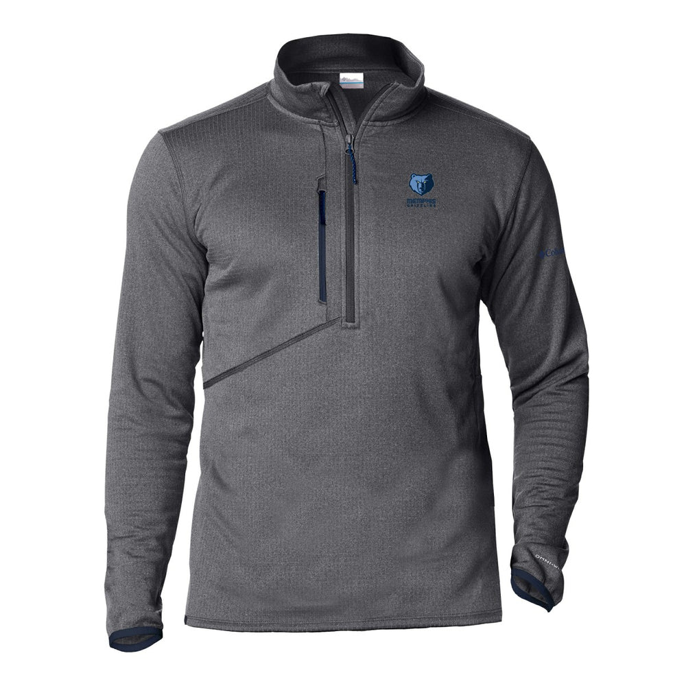Memphis Grizzlies Park View Fleece Half-Zip Top Gray - NBA