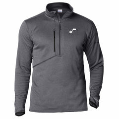 Utah Jazz Park View Fleece Half-Zip Top Black - NBA