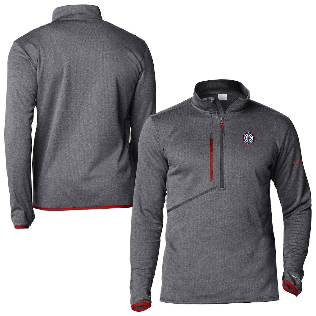 LA Clippers Park View Fleece Half-Zip Top Red - NBA