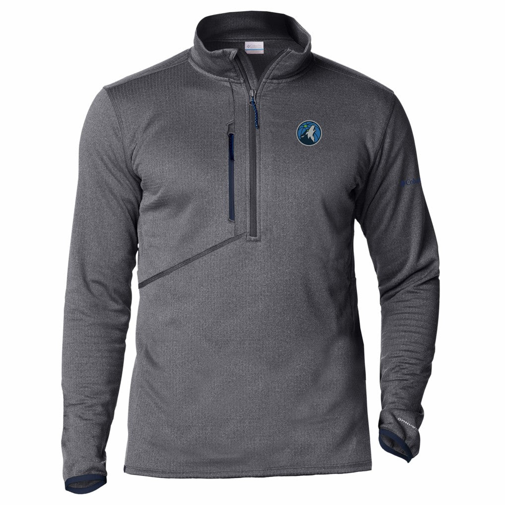 Minnesota Timberwolves Park View Fleece Half-Zip Top Navy - NBA
