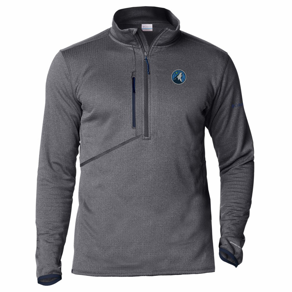Minnesota Timberwolves Park View Fleece Half-Zip Top Navy - NBA