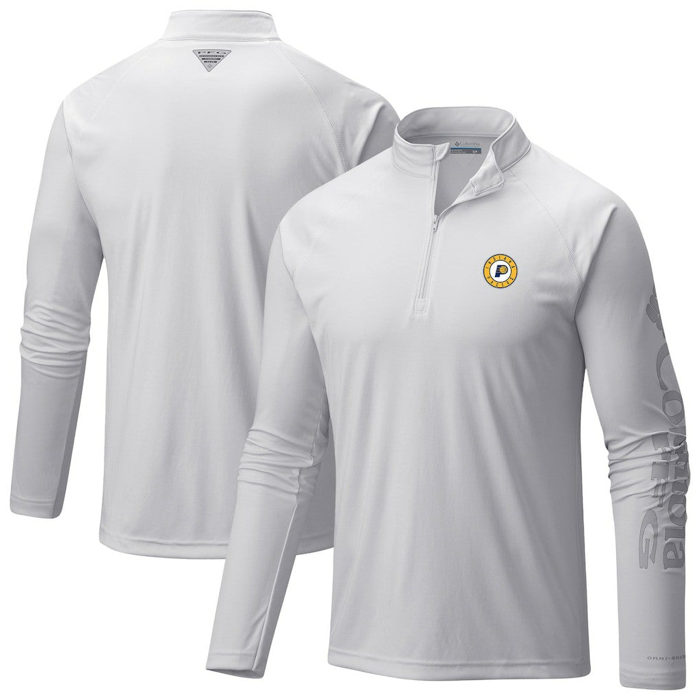 Indiana Pacers PFG Terminal Tackle Quarter-Zip Top White - NBA