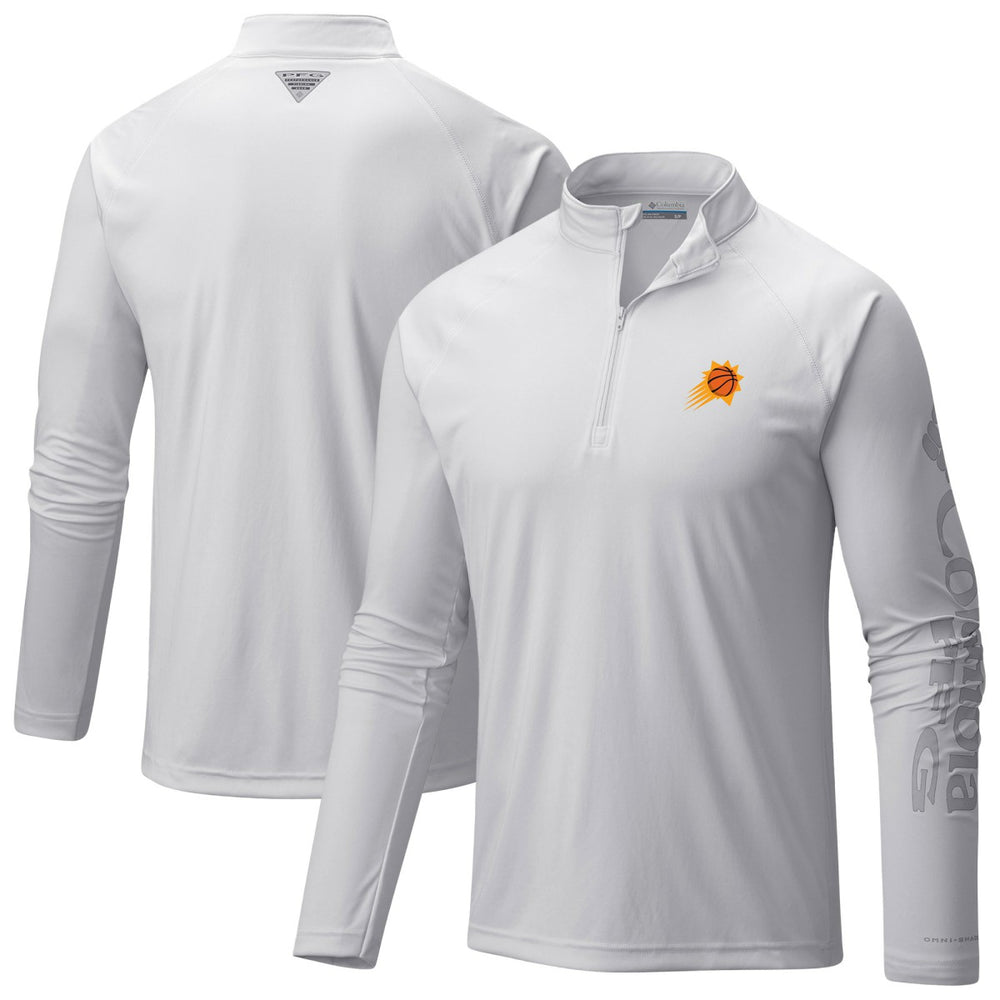 Phoenix Suns PFG Terminal Tackle Quarter-Zip Top White - NBA