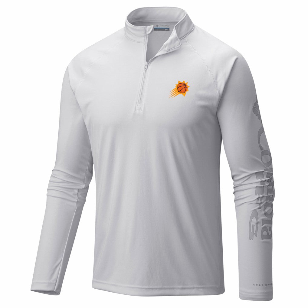 Phoenix Suns PFG Terminal Tackle Quarter-Zip Top White - NBA