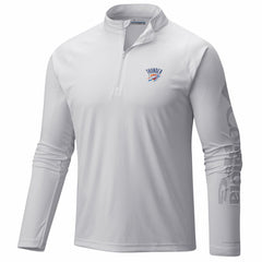 Oklahoma City Thunder PFG Terminal Tackle Quarter-Zip Top White - NBA