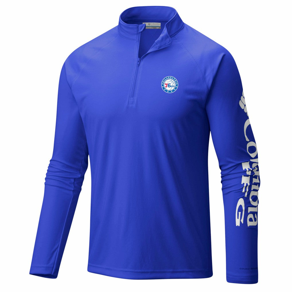 Philadelphia 76ers PFG Terminal Tackle Quarter-Zip Top Blue - NBA