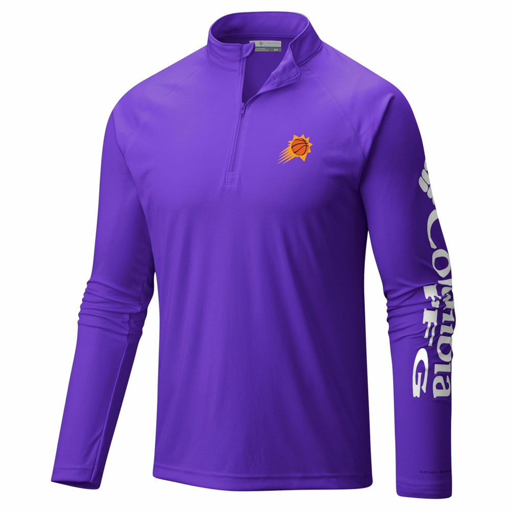 Phoenix Suns PFG Terminal Tackle Quarter-Zip Top Purple - NBA