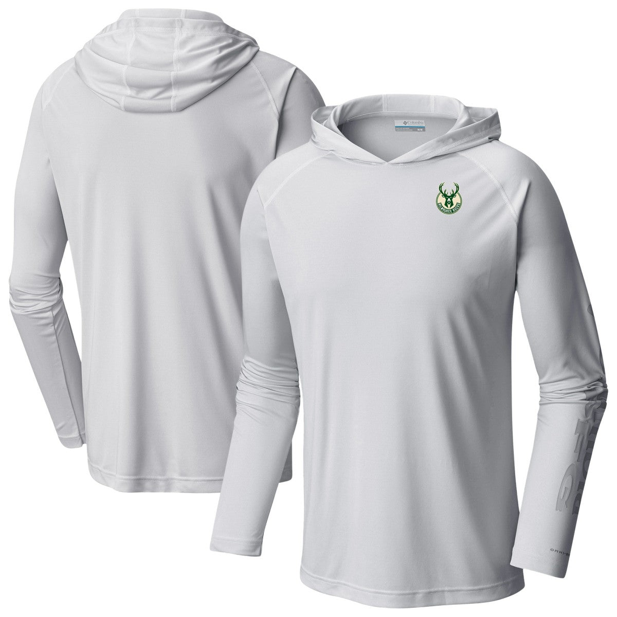 Milwaukee Bucks PFG Super Terminal Tackle Hoodie White - NBA