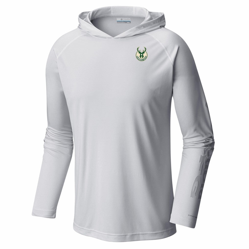 Milwaukee Bucks PFG Super Terminal Tackle Hoodie White - NBA
