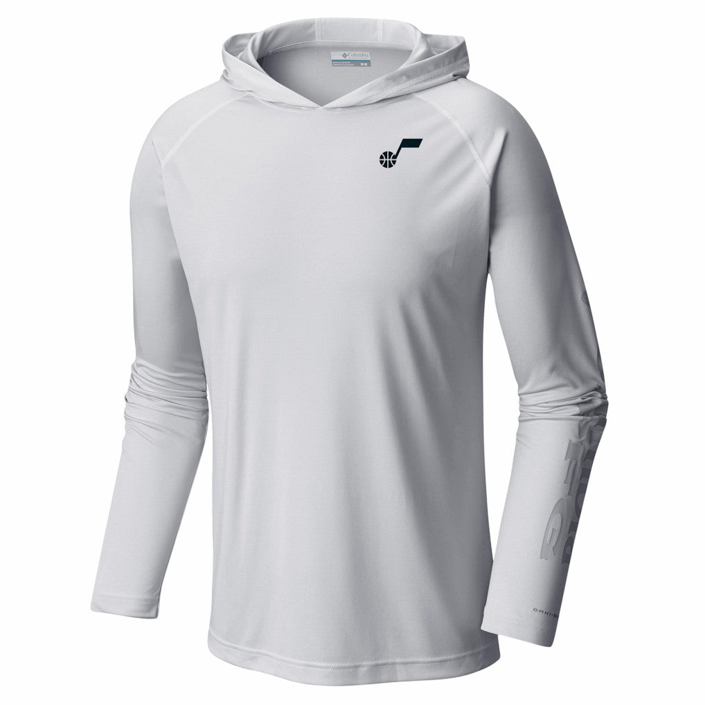 Utah Jazz PFG Super Terminal Tackle Hoodie White - NBA