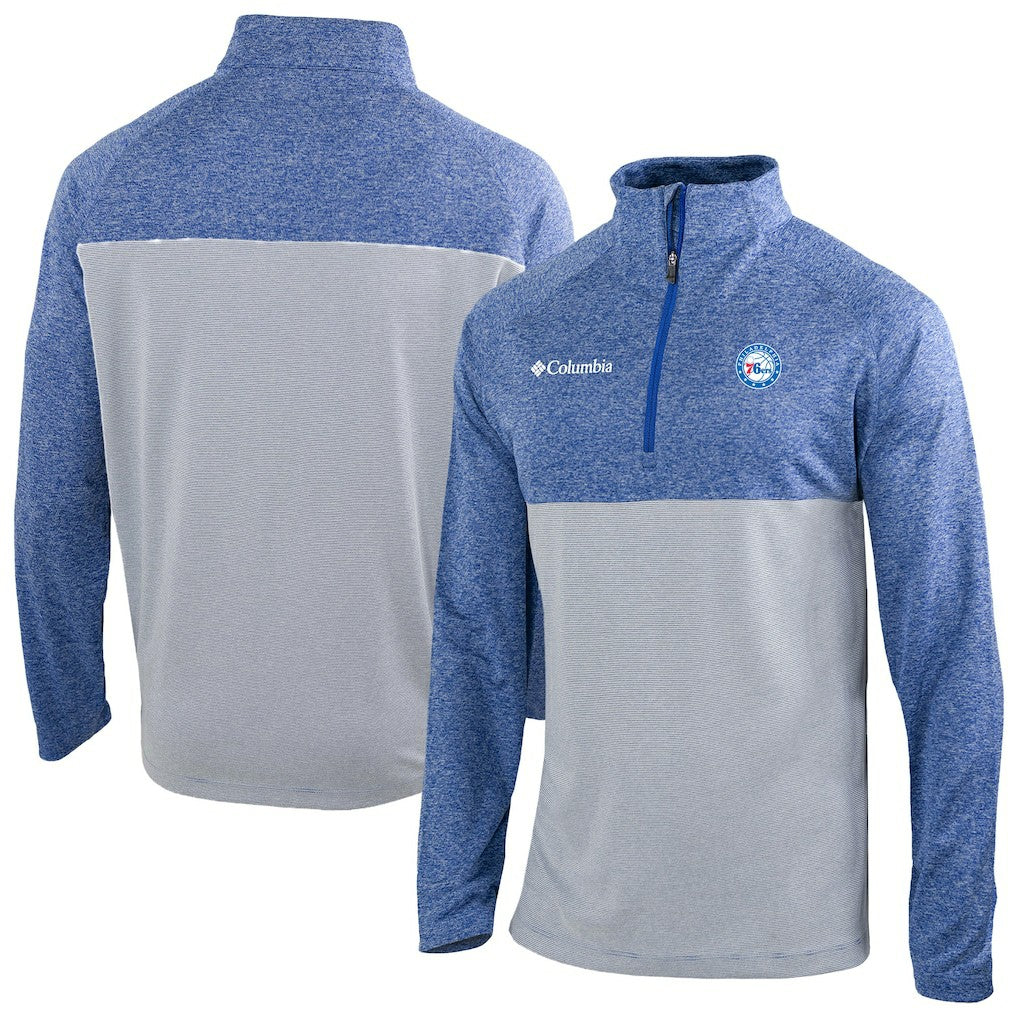 Philadelphia 76ers Omni-Wick Rockin' It Quarter-Zip Top Blue - NBA