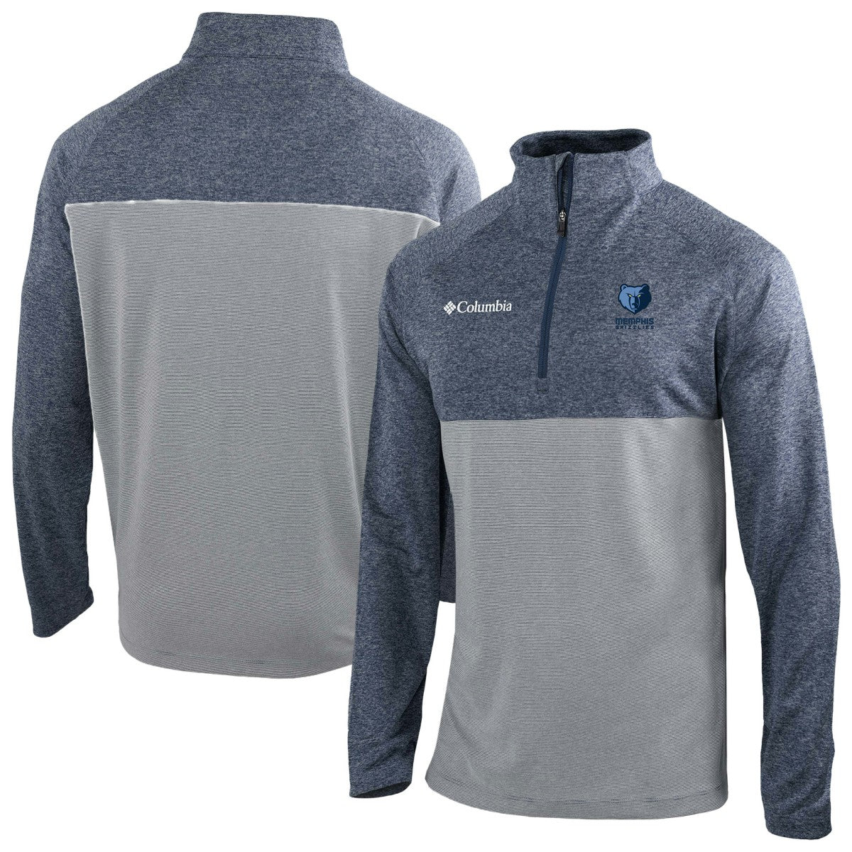 Memphis Grizzlies Omni-Wick Rockin' It Quarter-Zip Top Navy - NBA