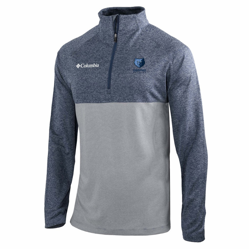 Memphis Grizzlies Omni-Wick Rockin' It Quarter-Zip Top Navy - NBA