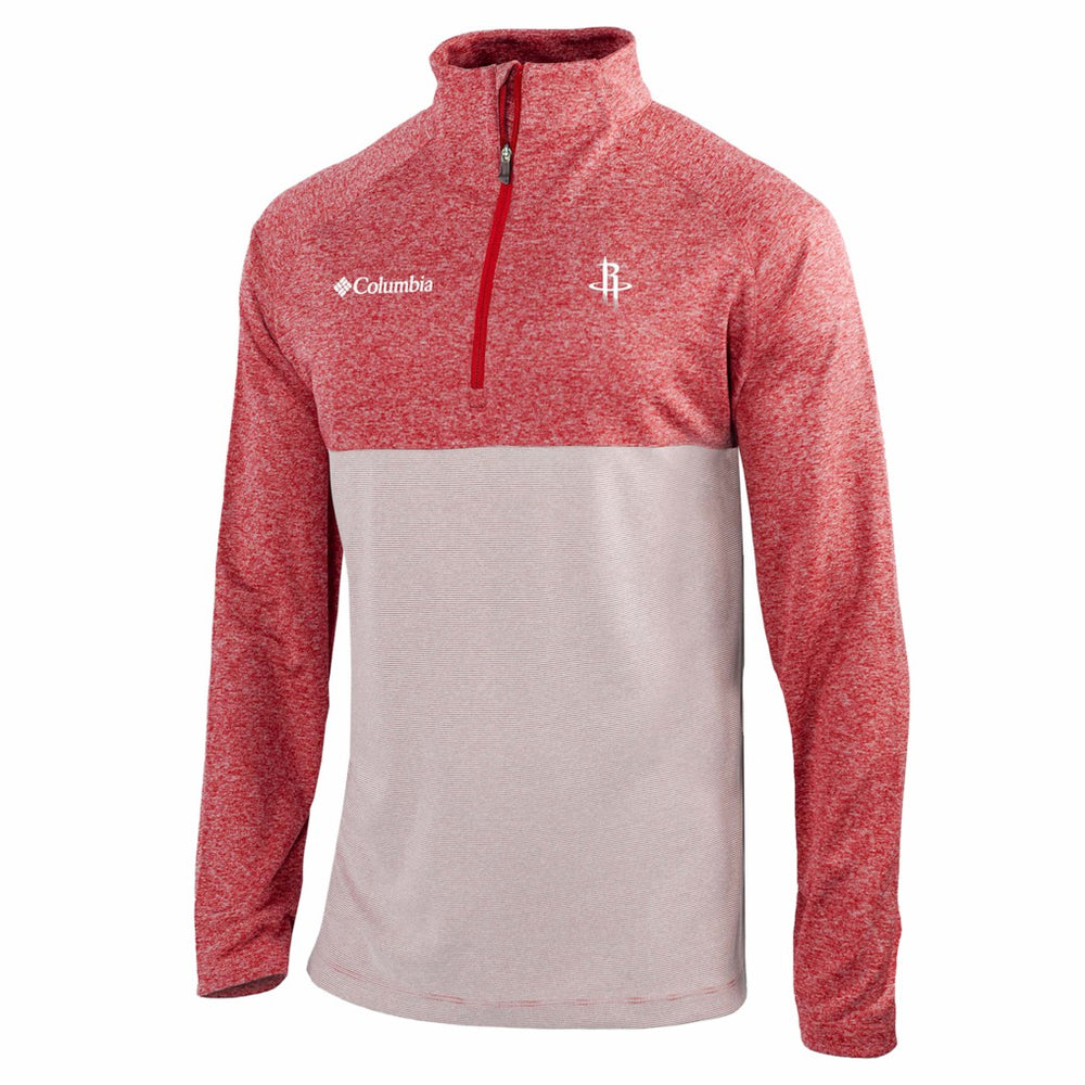 Houston Rockets Omni-Wick Rockin' It Quarter-Zip Top Red - NBA