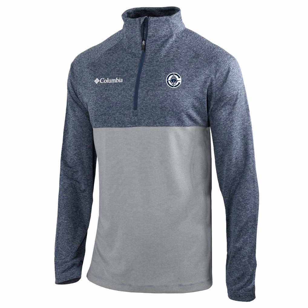 LA Clippers Omni-Wick Rockin' It Quarter-Zip Top Navy - NBA