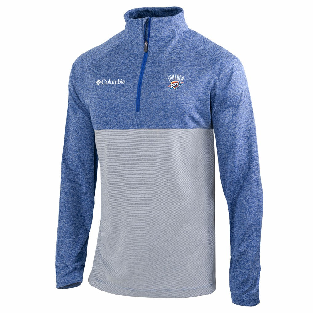 Oklahoma City Thunder Omni-Wick Rockin' It Quarter-Zip Top Blue - NBA