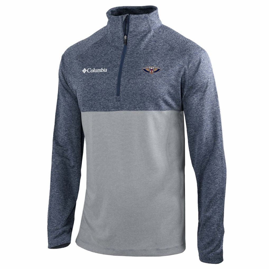 New Orleans Pelicans Omni-Wick Rockin' It Quarter-Zip Top Navy - NBA