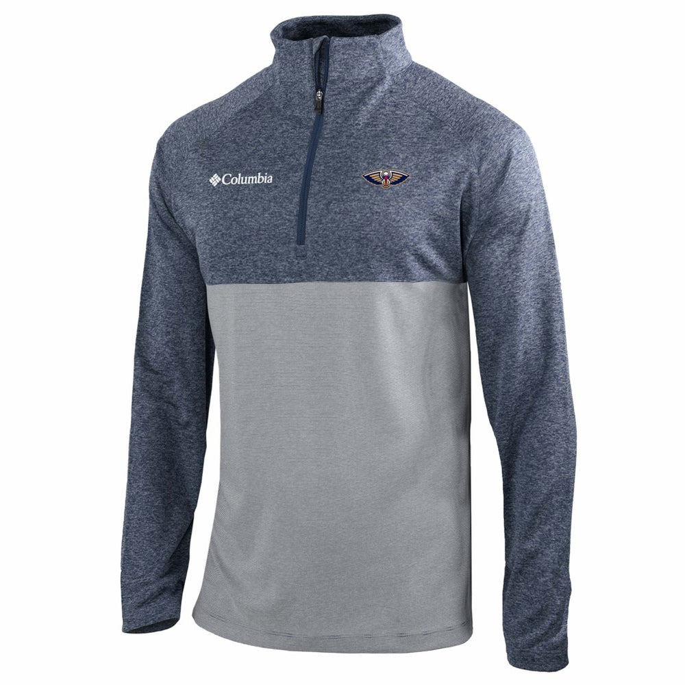 New Orleans Pelicans Omni-Wick Rockin' It Quarter-Zip Top Navy - NBA