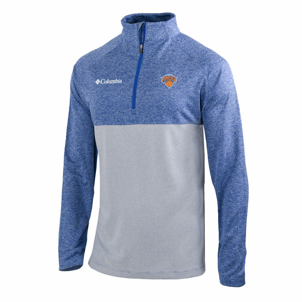 New York Knicks Omni-Wick Rockin' It Quarter-Zip Top Blue - NBA