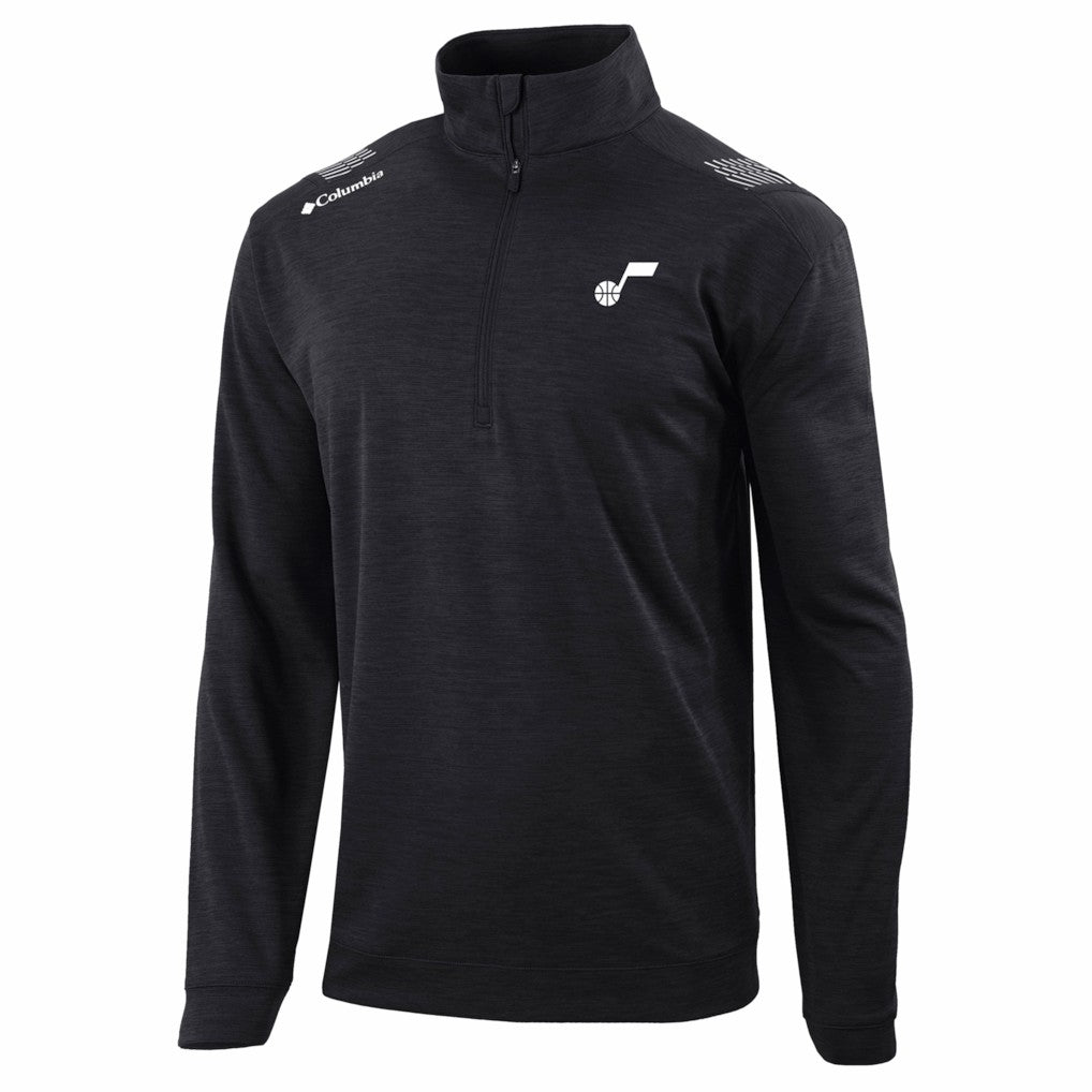 Utah Jazz Oakland Downs Omni-Wick Quarter-Zip Top Black - NBA