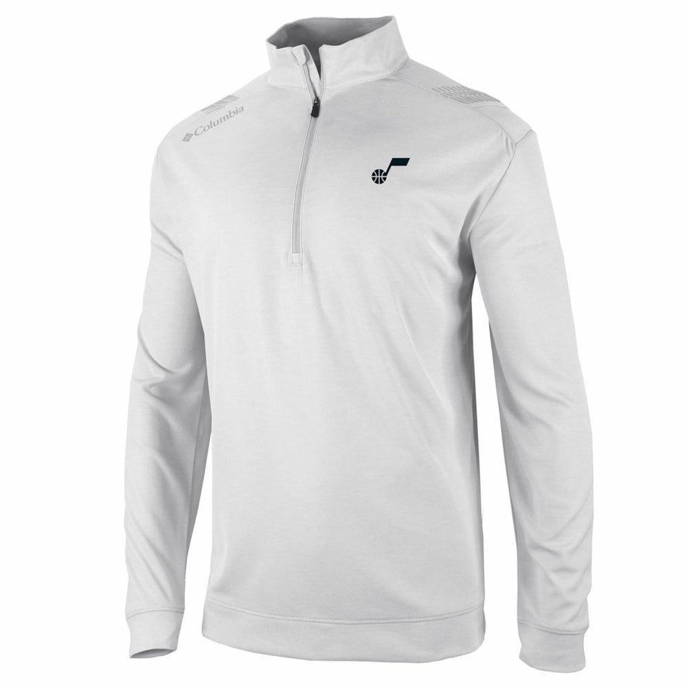 Utah Jazz Oakland Downs Omni-Wick Quarter-Zip Top White - NBA