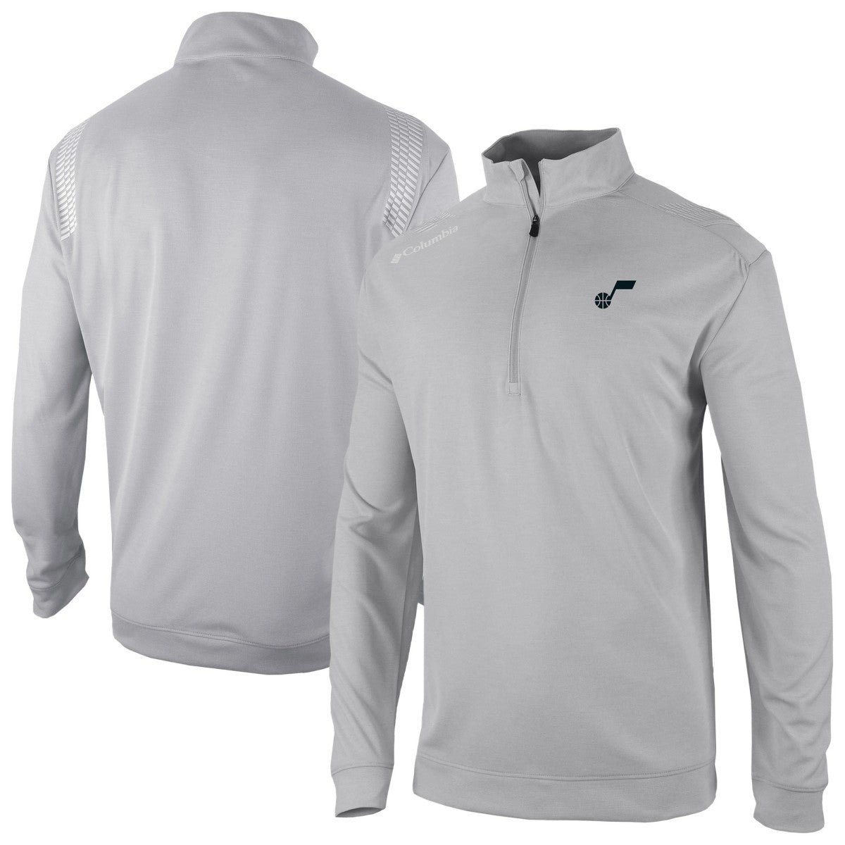 Utah Jazz Oakland Downs Omni-Wick Quarter-Zip Top Gray - NBA