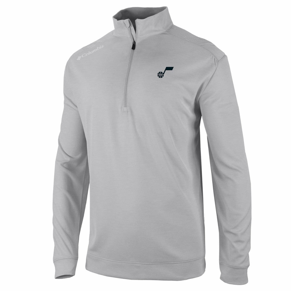 Utah Jazz Oakland Downs Omni-Wick Quarter-Zip Top Gray - NBA