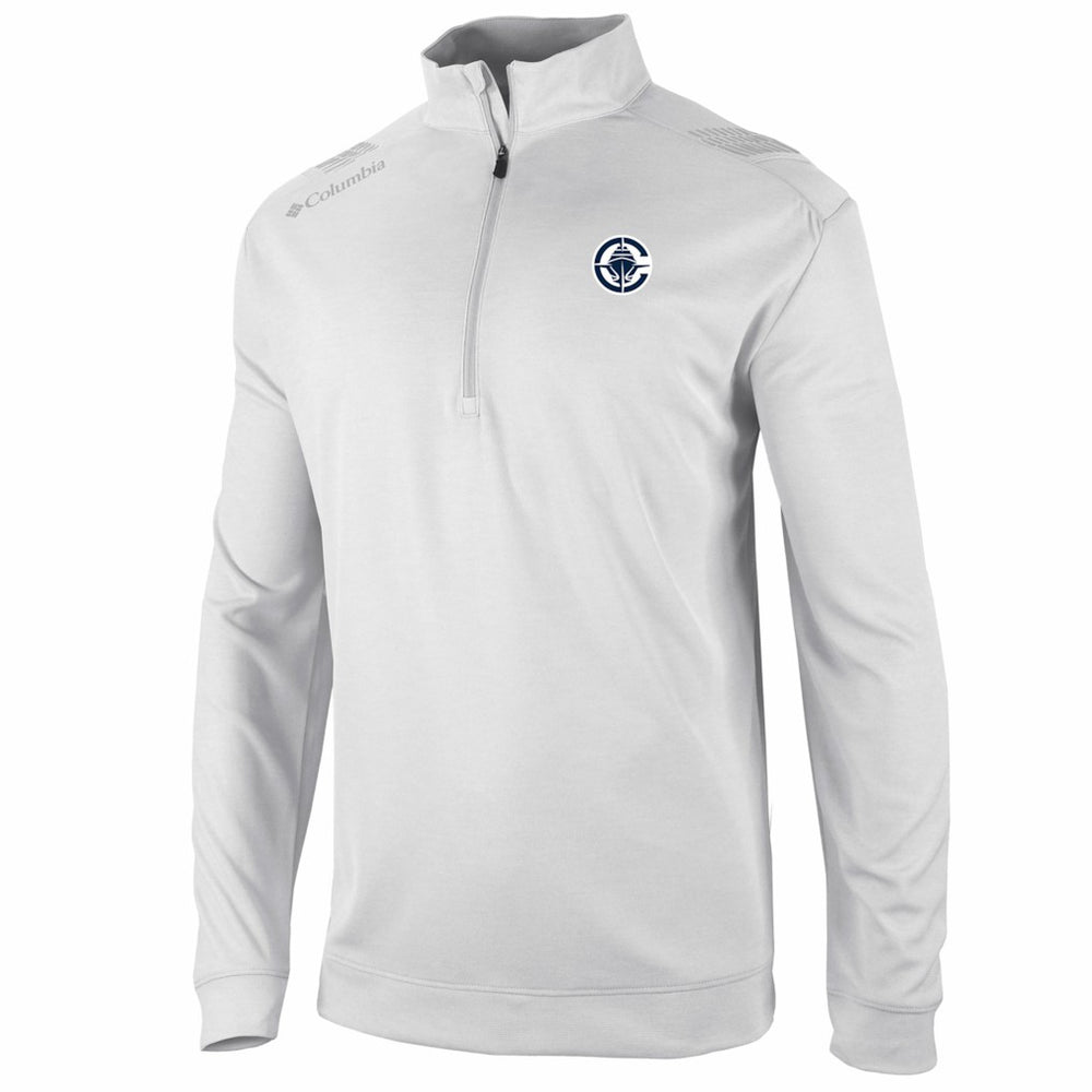 LA Clippers Oakland Downs Omni-Wick Quarter-Zip Top White - NBA