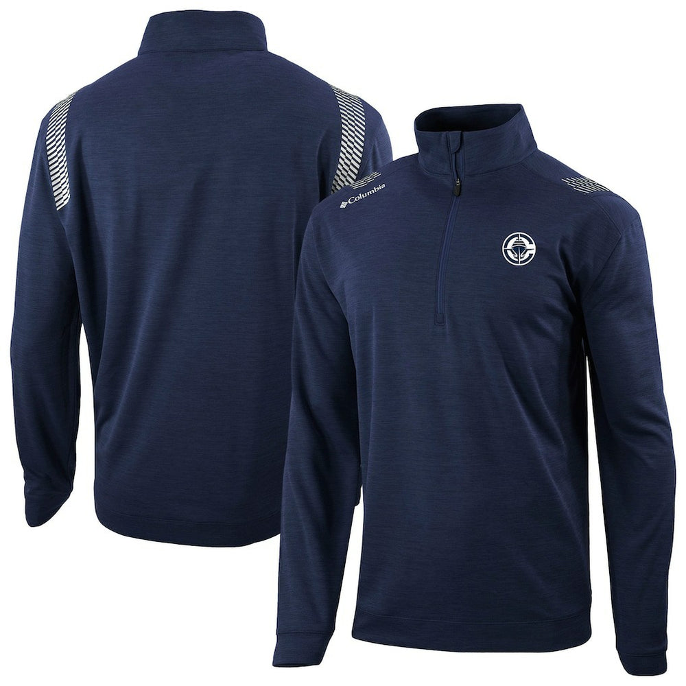 LA Clippers Oakland Downs Omni-Wick Quarter-Zip Top Navy - NBA