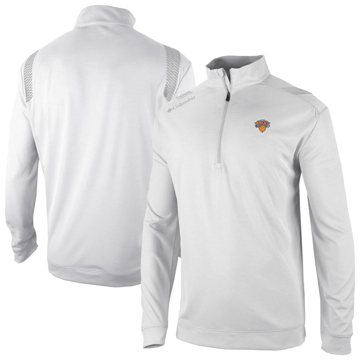 New York Knicks Oakland Downs Omni-Wick Quarter-Zip Top White - NBA