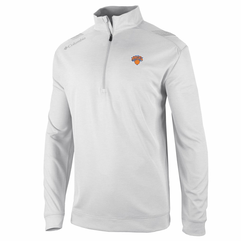 New York Knicks Oakland Downs Omni-Wick Quarter-Zip Top White - NBA