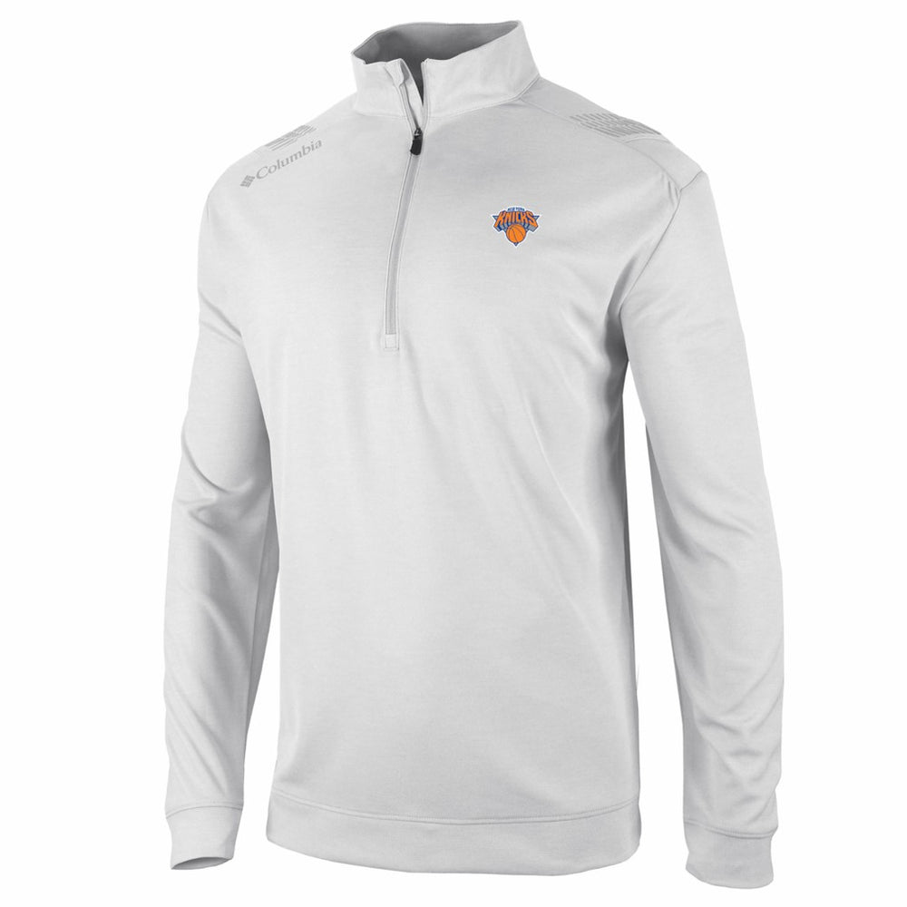 New York Knicks Oakland Downs Omni-Wick Quarter-Zip Top White - NBA