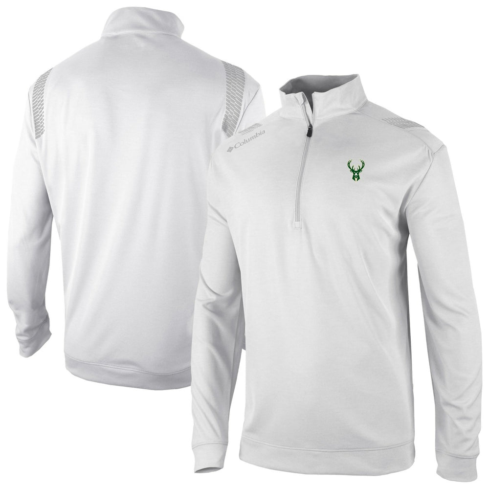Milwaukee Bucks Oakland Downs Omni-Wick Quarter-Zip Top White - NBA