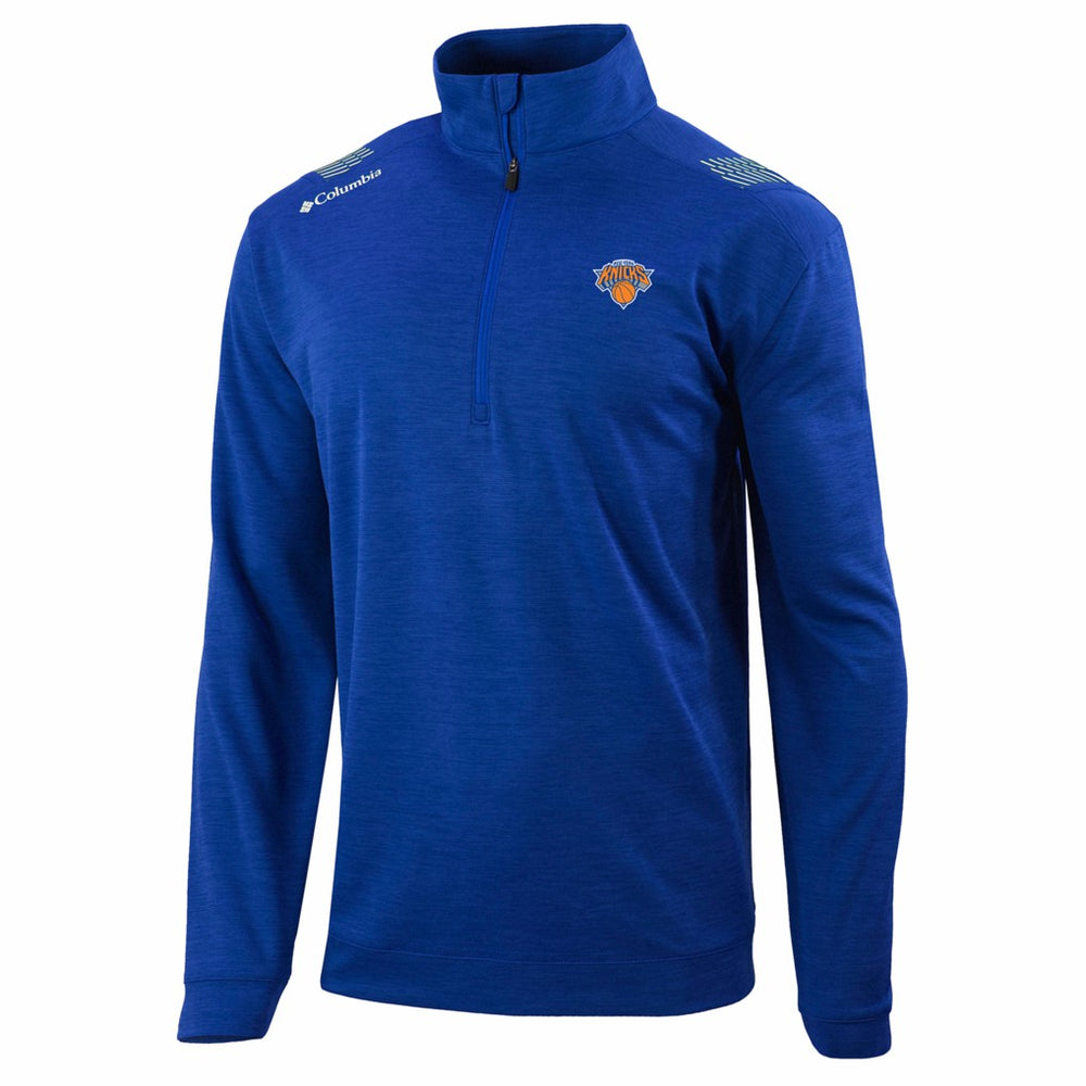 New York Knicks Oakland Downs Omni-Wick Quarter-Zip Top Blue - NBA