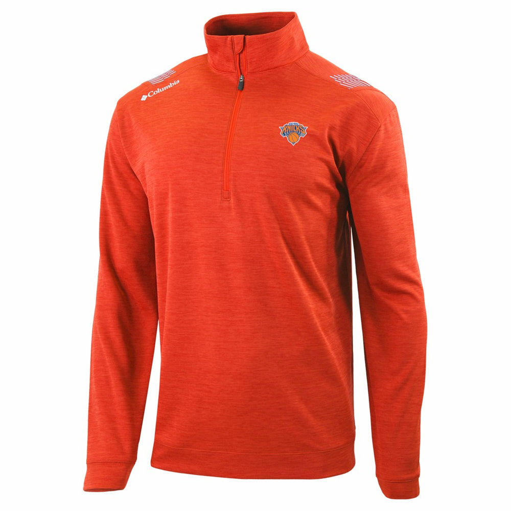 New York Knicks Oakland Downs Omni-Wick Quarter-Zip Top Orange - NBA