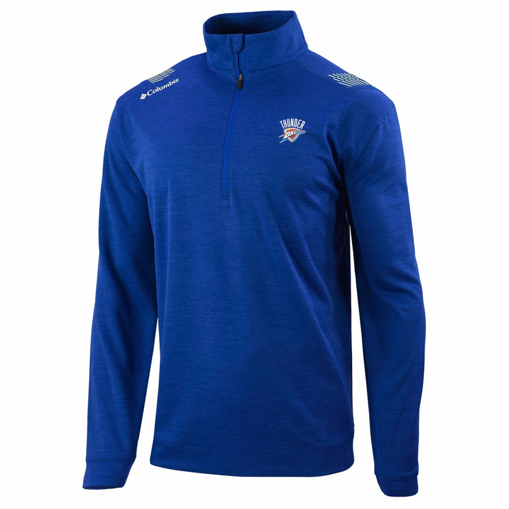 Oklahoma City Thunder Oakland Downs Omni-Wick Quarter-Zip Top Blue - NBA