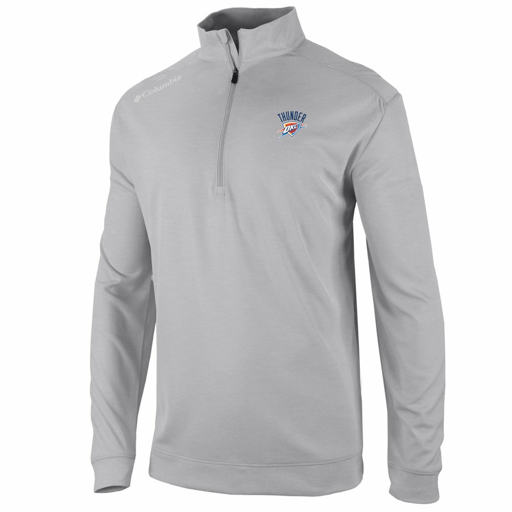 Oklahoma City Thunder Oakland Downs Omni-Wick Quarter-Zip Top Gray - NBA