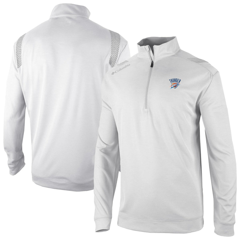 Oklahoma City Thunder Oakland Downs Omni-Wick Quarter-Zip Top White - NBA