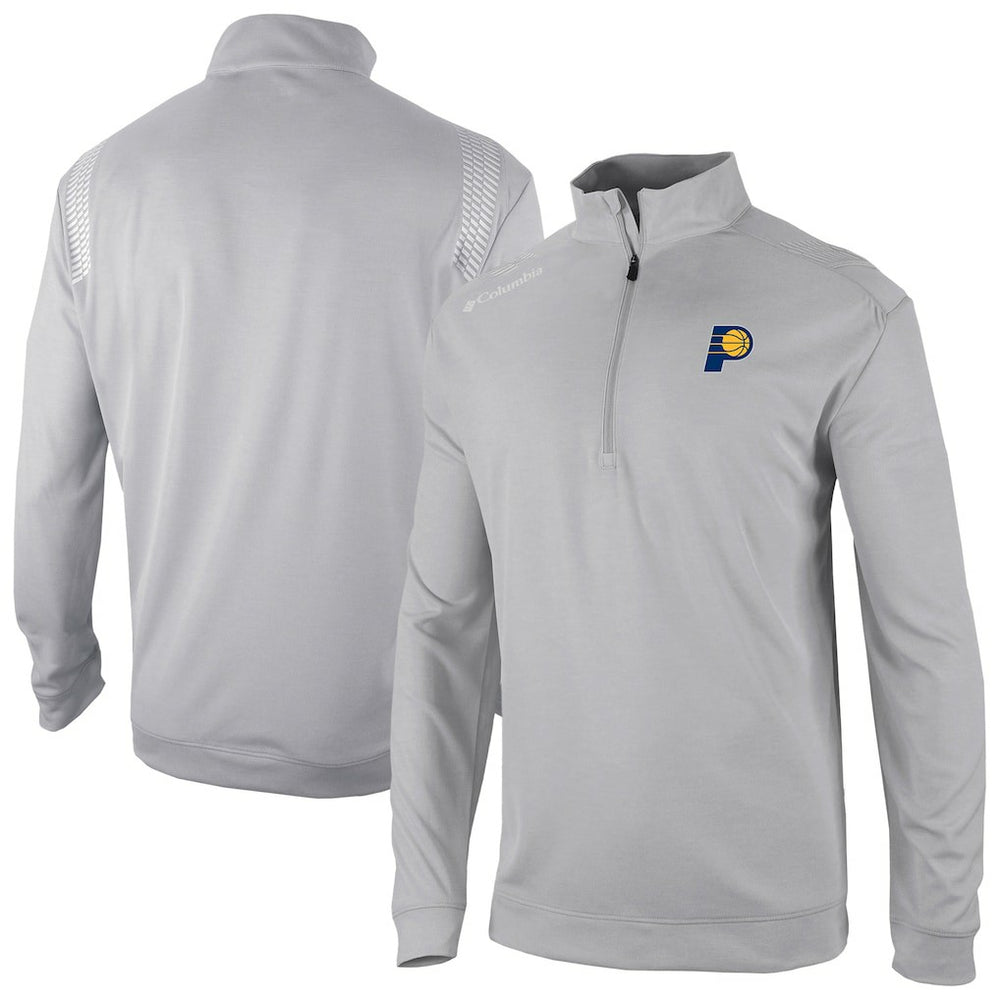 Indiana Pacers Oakland Downs Omni-Wick Quarter-Zip Top Gray - NBA